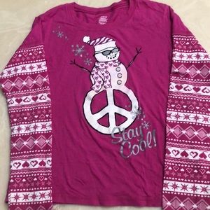 Girls Christmas L/S Shirt